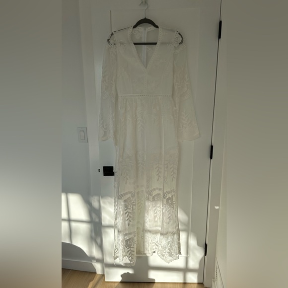 Boho white maxi dress - Picture 9 of 10